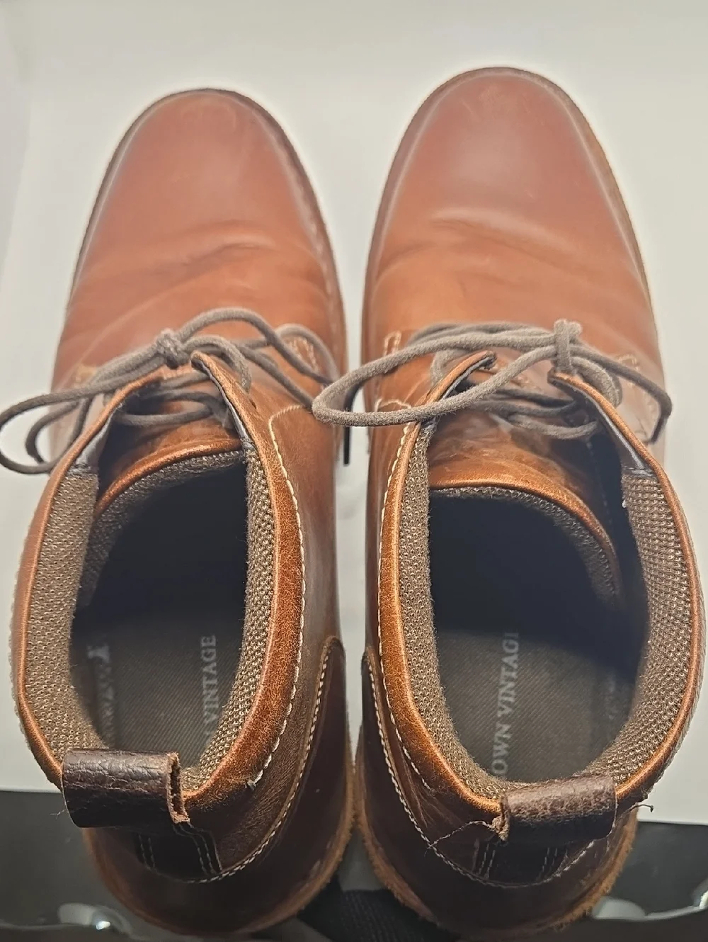 Crown Vintage Mens Renton Chukka Boot Brown Sz 12
